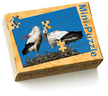 Mini-Puzzle Weißstorch