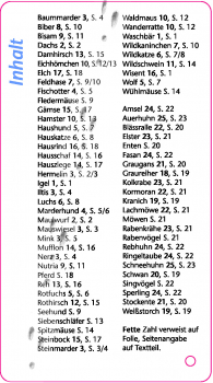 Bestimmungsfächer Tierspuren