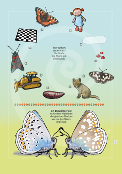 Bunte Schmetterlinge (Sticker-Buch)