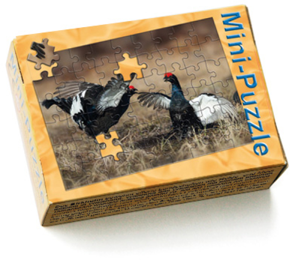 Mini-Puzzle Birkhuhn