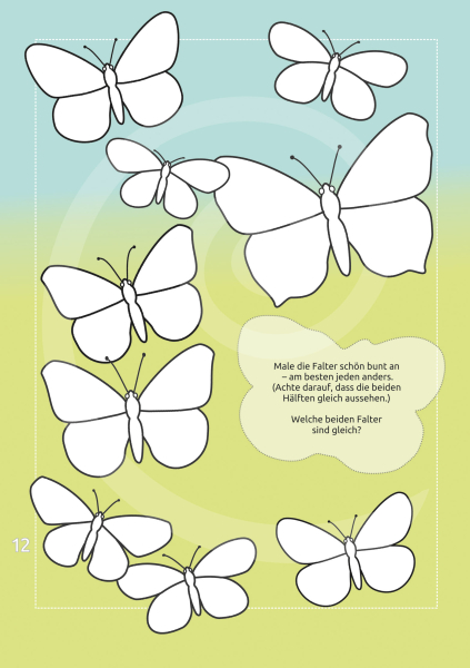 Bunte Schmetterlinge (Sticker-Buch)