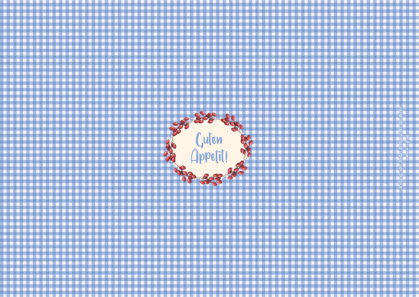 Tischset Essbare Wildfrüchte