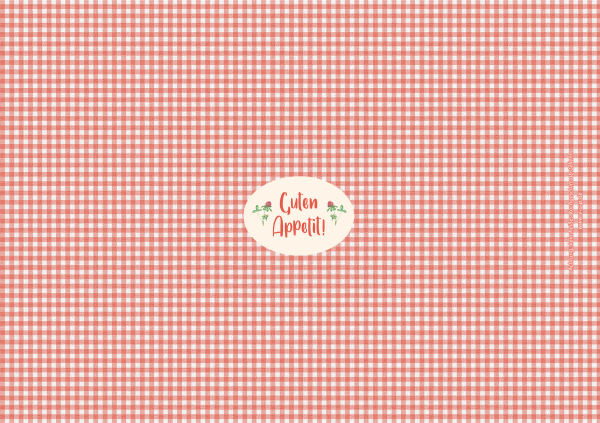 Tischset Essbare Wildpflanzen